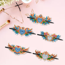 Load image into Gallery viewer, PU Diamond Painting Hairpin Bow Diamond Headware Handmade Hair Sticks for Ladies
