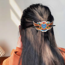 Load image into Gallery viewer, PU Diamond Painting Hairpin Bow Diamond Headware Handmade Hair Sticks for Ladies
