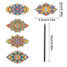 Load image into Gallery viewer, PU Diamond Painting Hairpin Bow Diamond Headware Handmade Hair Sticks for Ladies
