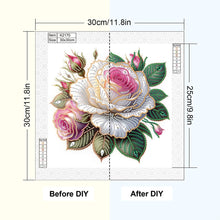 Load image into Gallery viewer, Diamond Painting - Partial Special Shaped - Flower (30*30CM)
