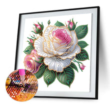 Load image into Gallery viewer, Diamond Painting - Partial Special Shaped - Flower (30*30CM)
