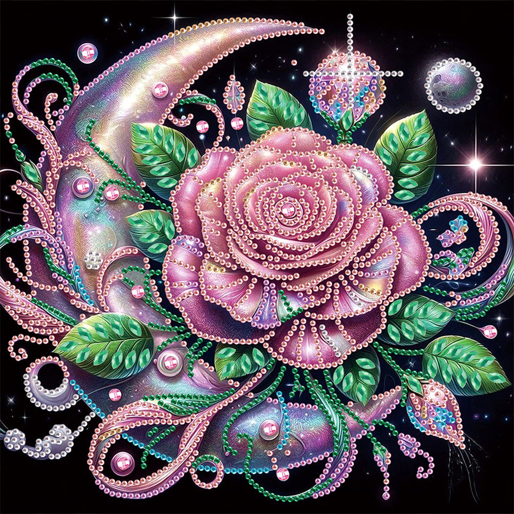 Diamond Painting - Partial Special Shaped - Flower (30*30CM)