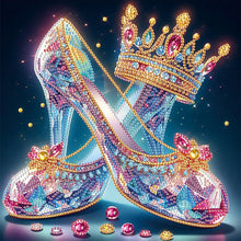 Load image into Gallery viewer, Diamond Painting - Partial Special Shaped - Crystal High Heels (30*30CM)
