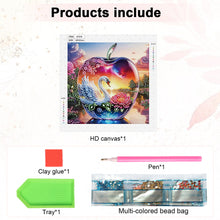 Load image into Gallery viewer, Diamond Painting - Partial Special Shaped - Crystal Ball Swan (30*30CM)
