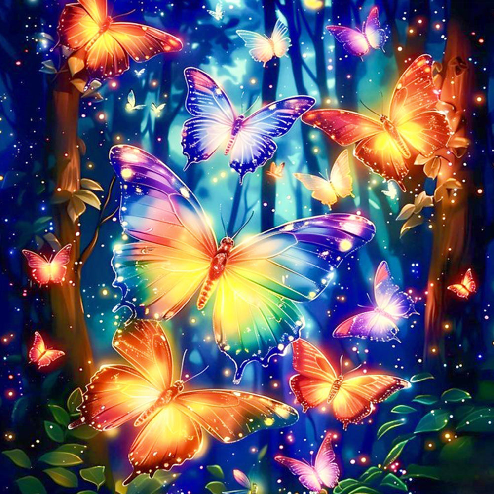 Diamond Painting - Full Square - Butterfly (30*30CM)