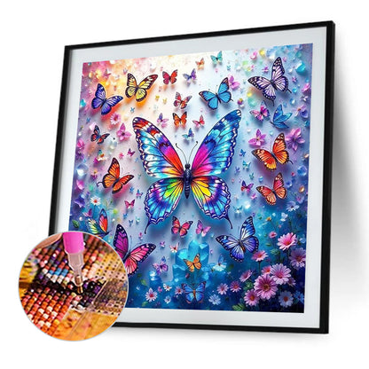 Diamond Painting - Full Square - Butterfly (30*30CM)