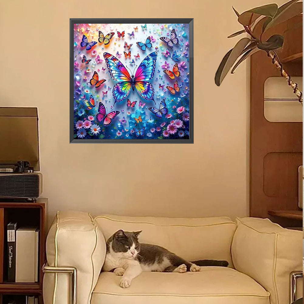 Diamond Painting - Full Square - Butterfly (30*30CM)