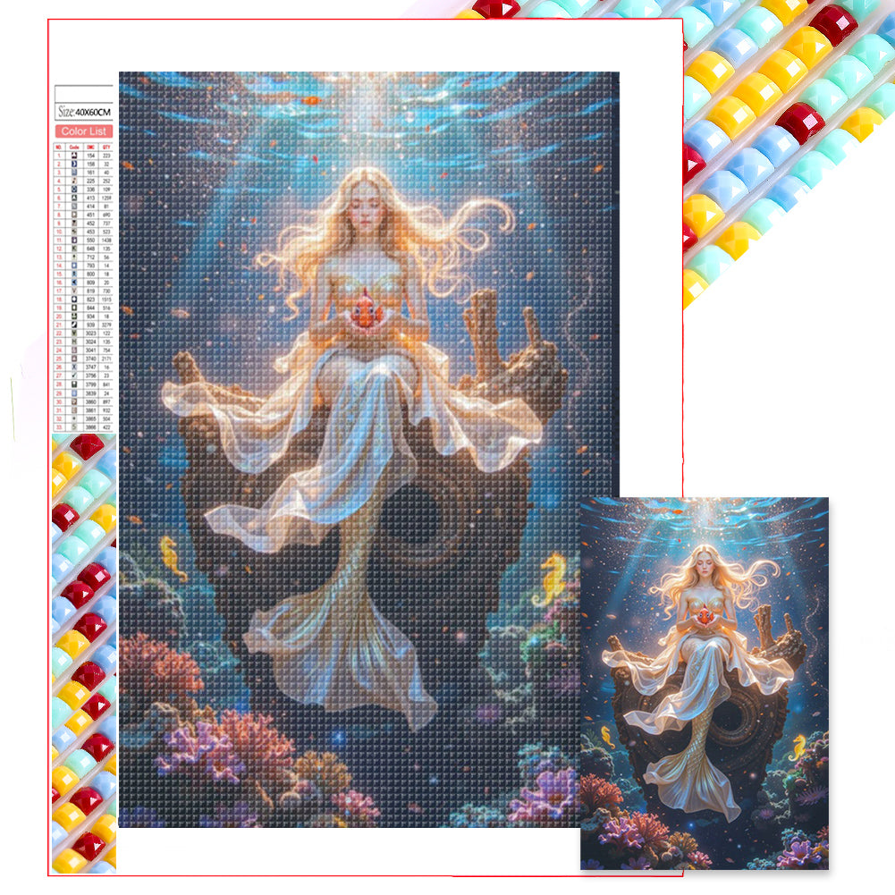 Diamond Painting - Full Square - Mermaid (40*60CM)