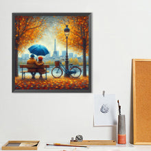 Load image into Gallery viewer, Diamond Painting - Full Round - Romantic Couple And Autumn Leaves (40*40CM)
