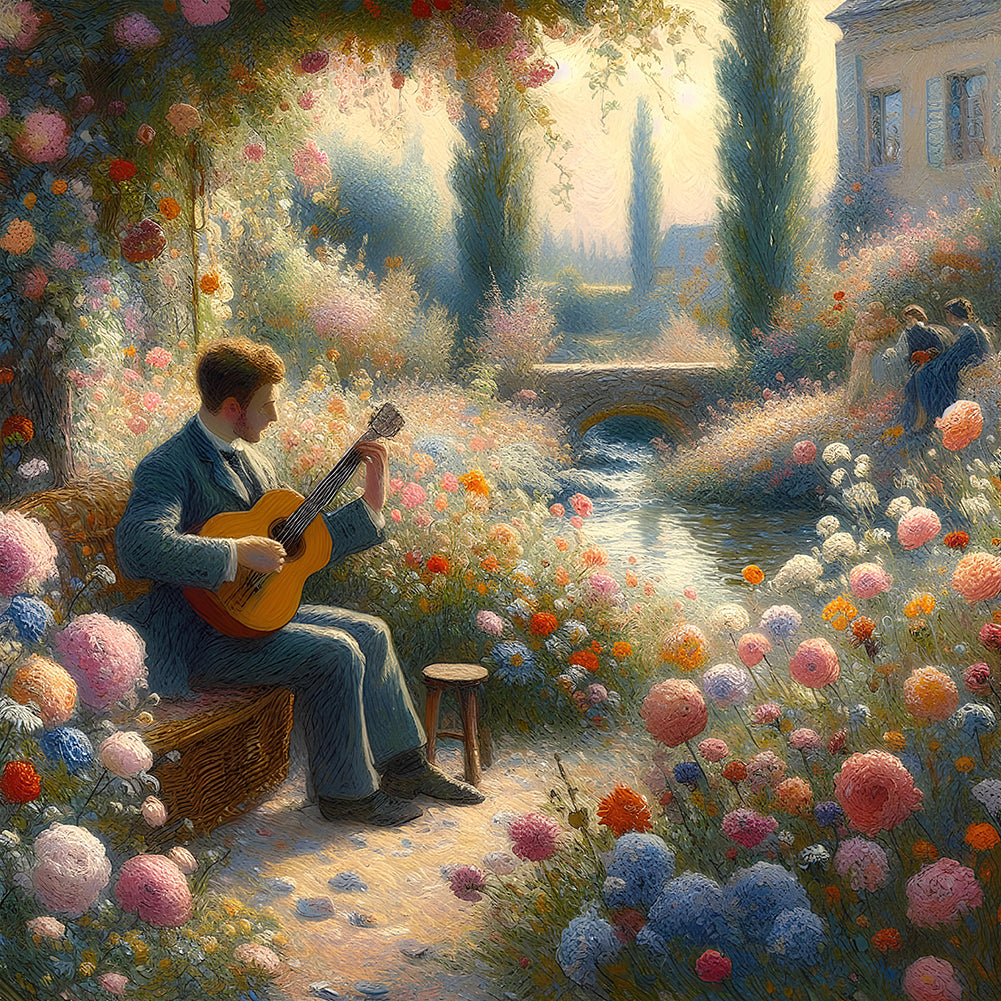 Diamond Painting - Full Round - Concert In The Garden (50*50CM)
