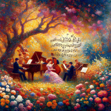 Load image into Gallery viewer, Diamond Painting - Full Round - Concert In The Garden (50*50CM)
