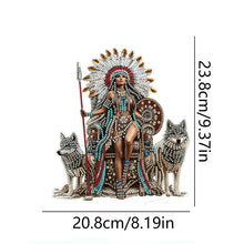 Load image into Gallery viewer, Acrylic Special Shaped Indians Diamond Painting Tabletop Ornaments Kit for Home
