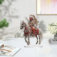 Load image into Gallery viewer, Acrylic Special Shaped Indians Diamond Painting Tabletop Ornaments Kit for Home
