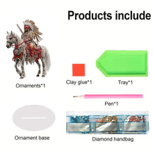 Load image into Gallery viewer, Acrylic Special Shaped Indians Diamond Painting Tabletop Ornaments Kit for Home
