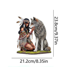 Load image into Gallery viewer, Acrylic Special Shaped Indians Diamond Painting Tabletop Ornaments Kit for Home

