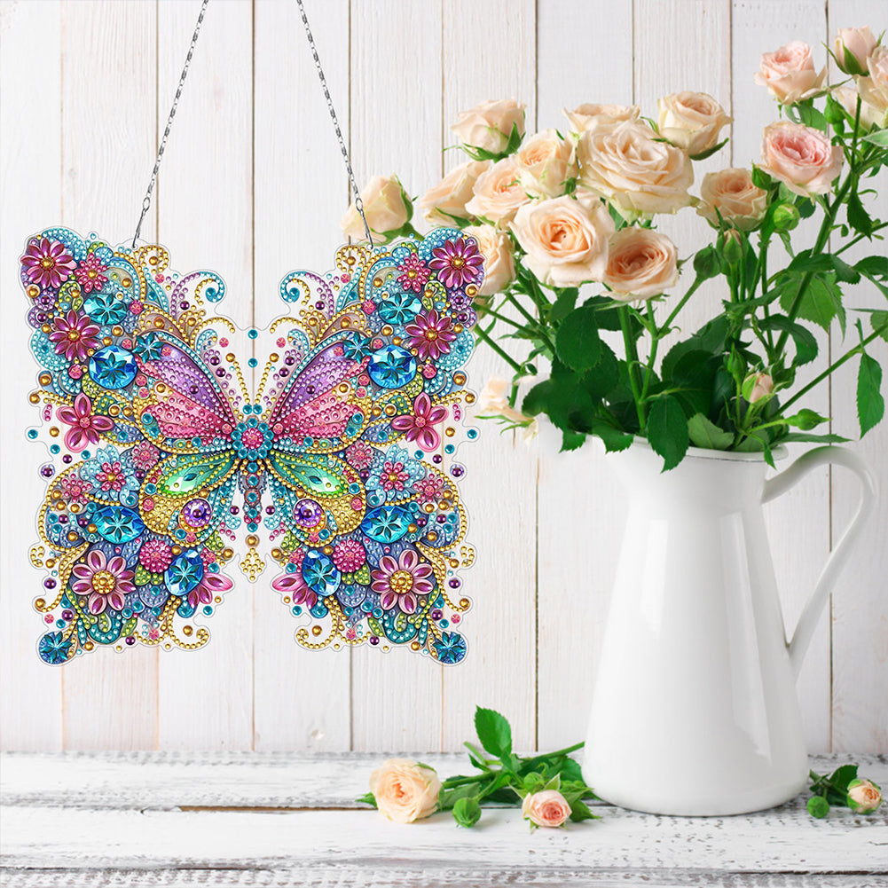 Beautiful Pattern Diamond Art Hanging Pendant DIY Diamond Painting Hanging Decor
