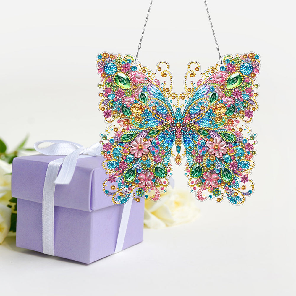 Beautiful Pattern Diamond Art Hanging Pendant DIY Diamond Painting Hanging Decor