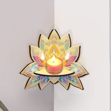 Load image into Gallery viewer, Beautiful Pattern 5D DIY Diamond Painting Art Corner Shelf for Kitchen Bedroom
