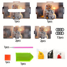 Load image into Gallery viewer, Wooden Colorful Pattern 5D Diamond Painting Tissue Holder Diamond Art Tissue Box
