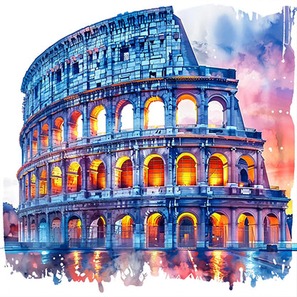 AB Diamond Painting - Full Round - Colosseum In Rome, Italy (40*40CM)