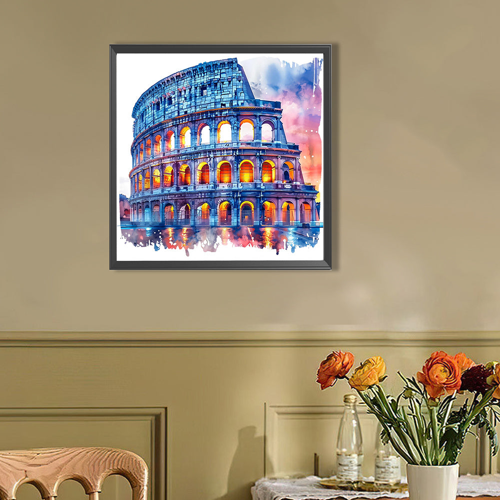 AB Diamond Painting - Full Round - Colosseum In Rome, Italy (40*40CM)