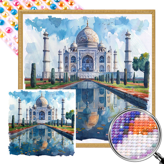 AB Diamond Painting - Full Round - Taj Mahal In India (40*40CM)