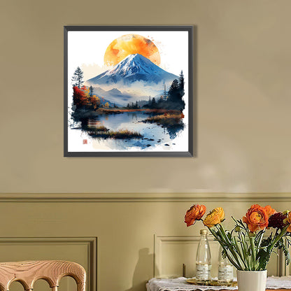AB Diamond Painting - Full Round - Mount Fuji In Japan (40*40CM)