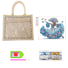 Load image into Gallery viewer, Waterproof Animal DIY Rhinestones Handbag Art Kit Girl Tulips for Outdoor Travel
