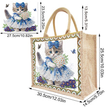 Load image into Gallery viewer, Waterproof Animal DIY Rhinestones Handbag Art Kit Girl Tulips for Outdoor Travel
