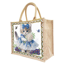 Load image into Gallery viewer, Waterproof Animal DIY Rhinestones Handbag Art Kit Girl Tulips for Outdoor Travel
