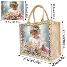 Load image into Gallery viewer, Waterproof Animal DIY Rhinestones Handbag Art Kit Girl Tulips for Outdoor Travel
