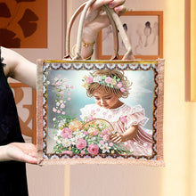 Load image into Gallery viewer, Waterproof Animal DIY Rhinestones Handbag Art Kit Girl Tulips for Outdoor Travel
