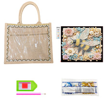 Load image into Gallery viewer, Waterproof Animal DIY Rhinestones Handbag Art Kit Girl Tulips for Outdoor Travel
