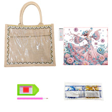 Load image into Gallery viewer, Waterproof Animal DIY Rhinestones Handbag Art Kit Girl Tulips for Outdoor Travel

