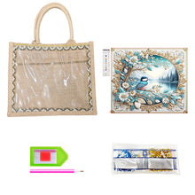 Load image into Gallery viewer, Waterproof Animal DIY Rhinestones Handbag Art Kit Girl Tulips for Outdoor Travel
