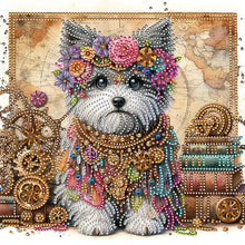 Load image into Gallery viewer, Diamond Painting - Partial Special Shaped - Dog (30*30CM)
