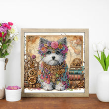 Load image into Gallery viewer, Diamond Painting - Partial Special Shaped - Dog (30*30CM)

