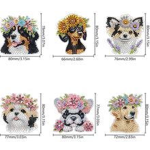 Load image into Gallery viewer, 6Pcs Diamond Painting Refrigerator Magnets Diamond Art Kits for Adults Beginners
