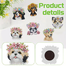 Load image into Gallery viewer, 6Pcs Diamond Painting Refrigerator Magnets Diamond Art Kits for Adults Beginners
