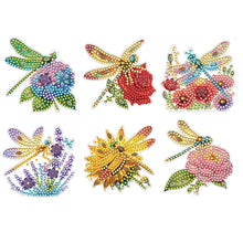 Load image into Gallery viewer, 6Pcs Diamond Painting Refrigerator Magnets Diamond Art Kits for Adults Beginners
