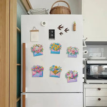 Load image into Gallery viewer, 6Pcs Diamond Painting Refrigerator Magnets Diamond Art Kits for Adults Beginners
