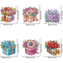 Load image into Gallery viewer, 6Pcs Diamond Painting Refrigerator Magnets Diamond Art Kits for Adults Beginners
