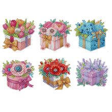Load image into Gallery viewer, 6Pcs Diamond Painting Refrigerator Magnets Diamond Art Kits for Adults Beginners
