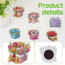 Load image into Gallery viewer, 6Pcs Diamond Painting Refrigerator Magnets Diamond Art Kits for Adults Beginners
