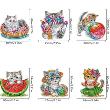 Load image into Gallery viewer, 6Pcs Diamond Painting Refrigerator Magnets Diamond Art Kits for Adults Beginners
