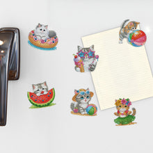 Load image into Gallery viewer, 6Pcs Diamond Painting Refrigerator Magnets Diamond Art Kits for Adults Beginners
