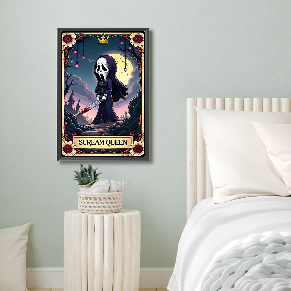 Diamond Painting - Full Round - Halloween Horror Movie Tarot Cards (40*60CM)