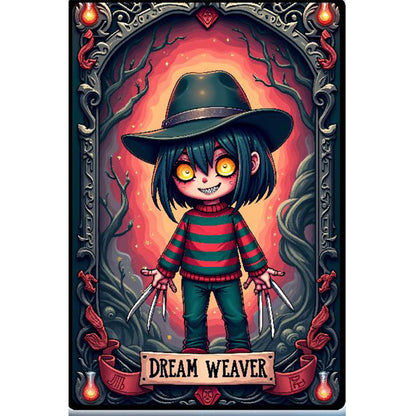 Diamond Painting - Full Round - Halloween Horror Movie Tarot Cards (40*60CM)
