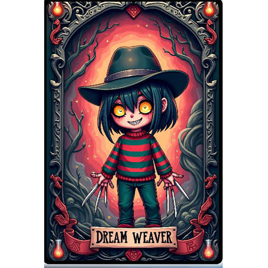 Diamond Painting - Full Round - Halloween Horror Movie Tarot Cards (40*60CM)