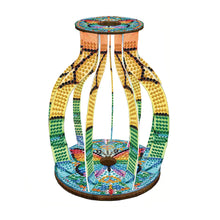 Load image into Gallery viewer, Acrylic Wood Animal Flower Diamond Painting Flower Vase for Home Office Decor
